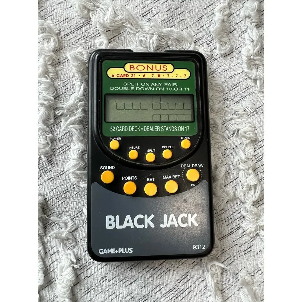Vintage Radica Black Jack Handheld Electronic Game